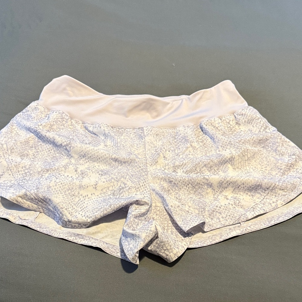 NWOT Avia Women's Pale Purple Patterned Shorts.